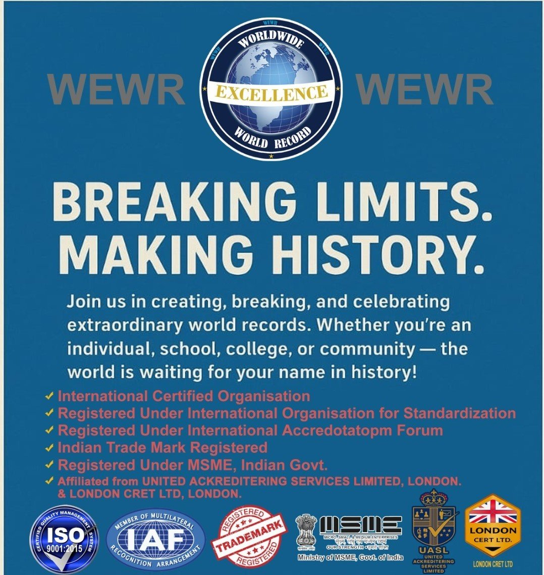 Worldwide Excellence World Record certifications and brand overview